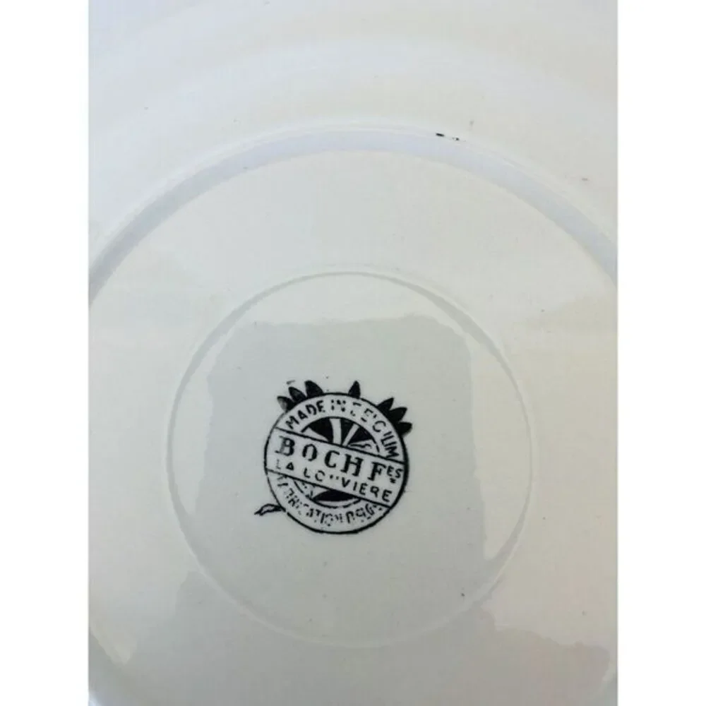 Boch Freres La Louviere Napoleanic‎ Wars Commemorative Plate